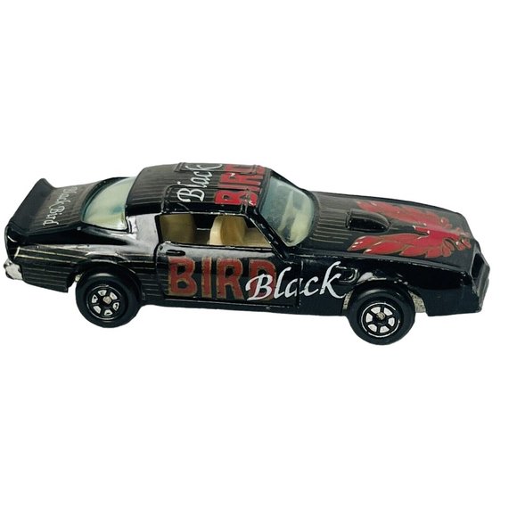 Yatming Black Bird Firebird Trans Am Vintage Diecast Car Vehicle Tan Interior - Picture 4 of 14